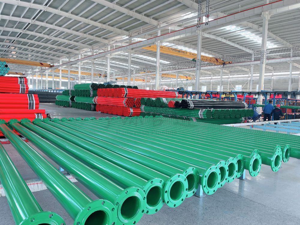 塗塑鋼(gāng)管成品區 塗塑鋼管成品區