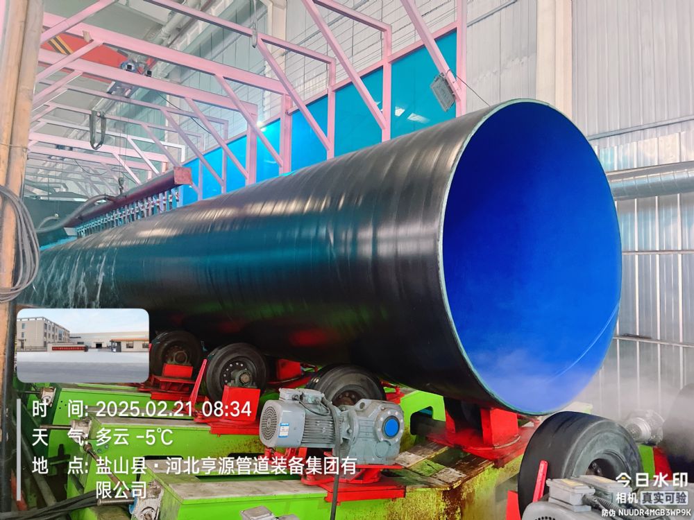 1620TPEP防腐鋼管大口徑輸送(sòng)水